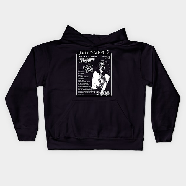 Lauryn Hill Fugees The Famous Vintage Retro Rock Rap Hiphop Kids Hoodie by beckhamwarren